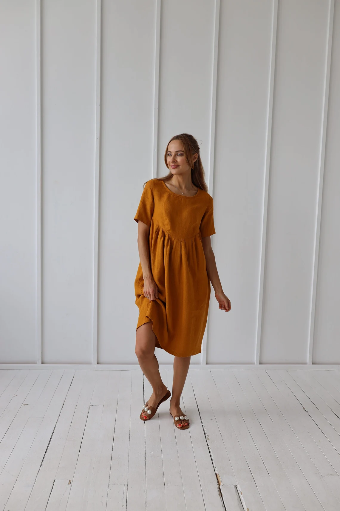 Obleka 1237, 100% lan Obleka 1237, 100% lan