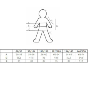 EKO Merino otroške legice NATUR od 122-152 EKO Merino otroške legice NATUR od 122-152