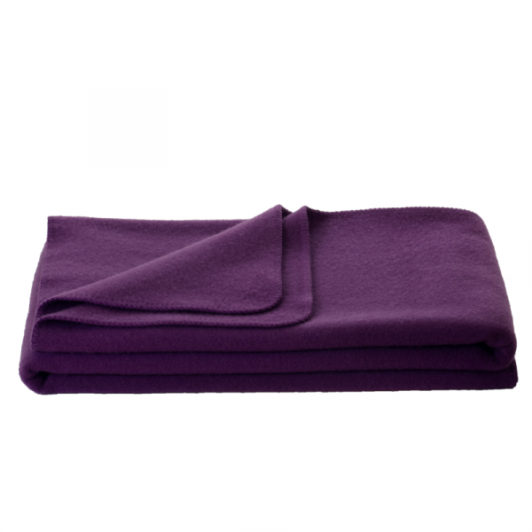 Otroška odeja 100% ovčja volna INN velur LILA dve dim.