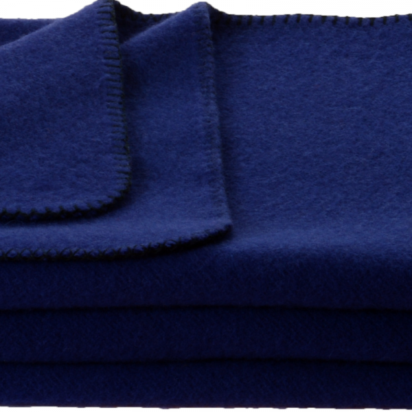 Volnena odeja INN velur t.blau 150x200 Volnena odeja INN velur t.blau 150x200