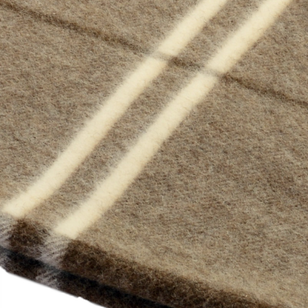 Volnena odeja ISOLA rjava karo Volnena odeja ISOLA rjava karo