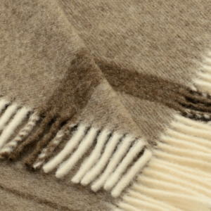 Volnena odeja ISOLA rjava karo Volnena odeja ISOLA rjava karo