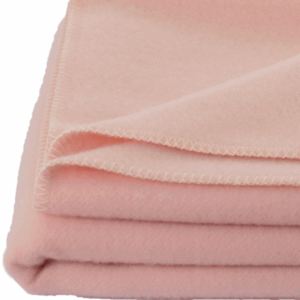 Volnena odeja INN velur rosa 150x200