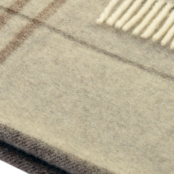 Volnena odeja ISOLA siva karo