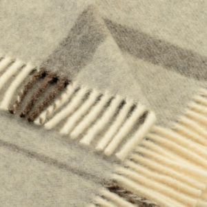 Volnena odeja ISOLA siva karo