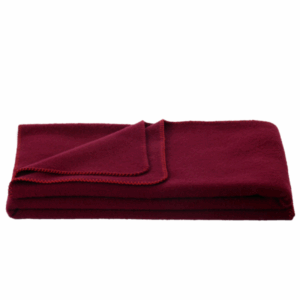 Otroška odeja 100% ovčja volna INN velur T: RDEČA dve dim. 