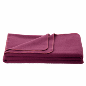 Otroška odeja 100% ovčja volna INN velur VIJOLA dve dim. 