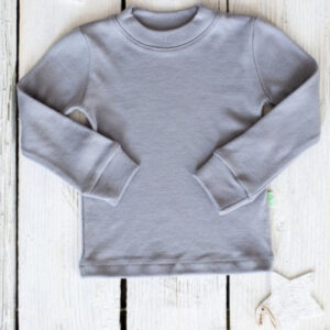 EKO Merino otroška majica DR SIVA od 62-116 EKO Merino otroška majica DR SIVA od 62-116