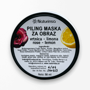 Piling maska za obraz vrtnica,limona