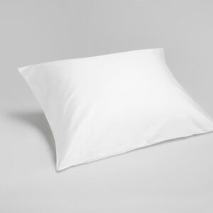 Prevleka za vzglavnik saten SNEŽNO BELA 50x70