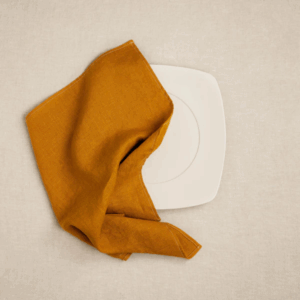 Prtiček lan oker 42x42 Prtiček lan oker 42x42