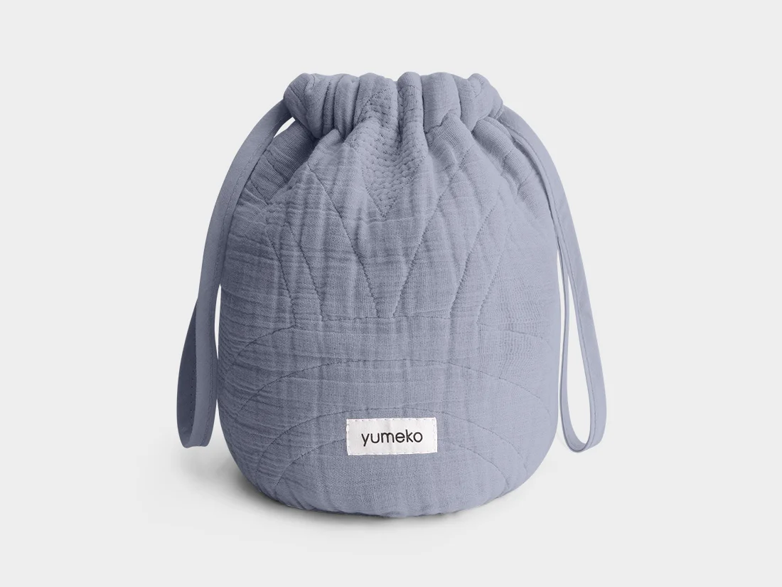 Toaletna torbica mošnjiček eko bombaž SIVKA Toaletna torbica mošnjiček eko bombaž SIVKA