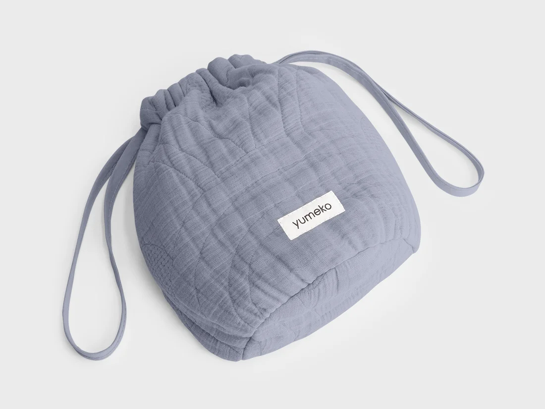 Toaletna torbica mošnjiček eko bombaž SIVKA Toaletna torbica mošnjiček eko bombaž SIVKA