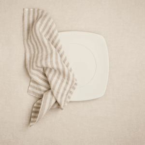 Prtiček lan crtast n42x42 Prtiček lan crtast n42x42