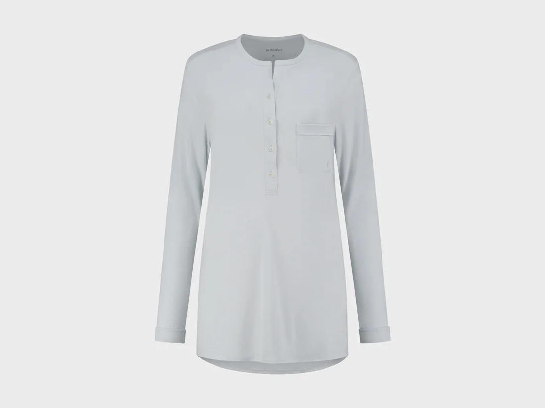 Zgornji del pižame iz eko bombaža, siv Zgornji del pižame iz eko bombaža, siv