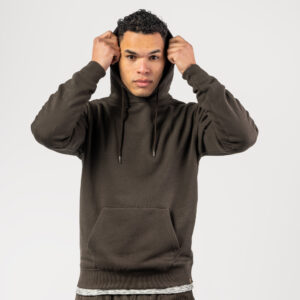 EKO Bombažni Moški Pulover RJAVA EKO Bombažni Moški Pulover RJAVA