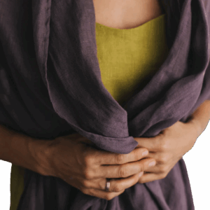 Šal iz 100% lana melancan