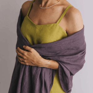 Šal iz 100% lana melancan