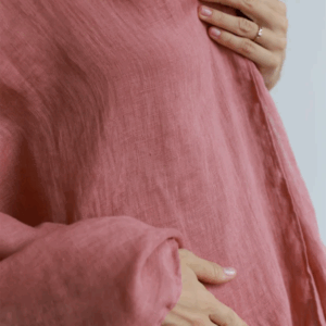 Šal iz 100% lana roza Šal iz 100% lana roza