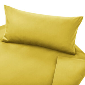 Posteljnina Classic saten curry, več dimenzij