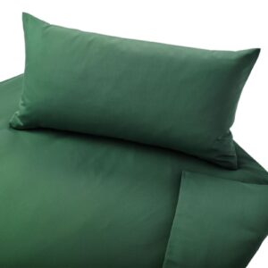 Posteljnina Classic saten smaragd, več dimenzij