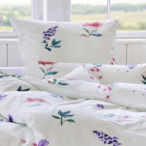 Posteljnina Blumenwiese saten, ročno potiskana 140x200, 50x70 Posteljnina Blumenwiese saten, ročno potiskana 140x200, 50x70