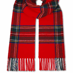 Šal iz 100% volne rdeč vz