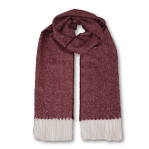 Šal iz 100% volne rdeč