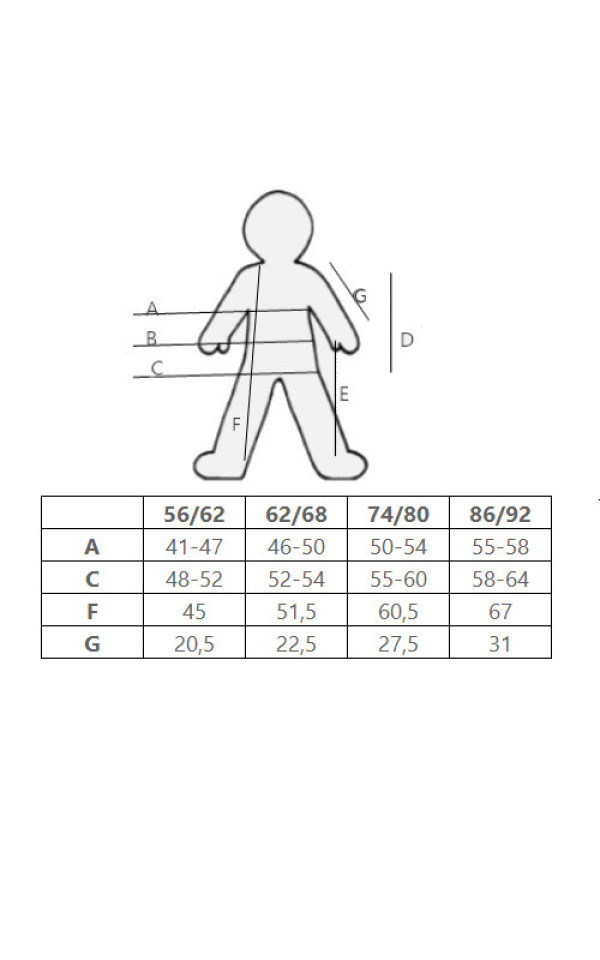 EKO Merino Otroški Body DR SIV - vel. 56 do 104 EKO Merino Otroški Body DR SIV - vel. 56 do 104