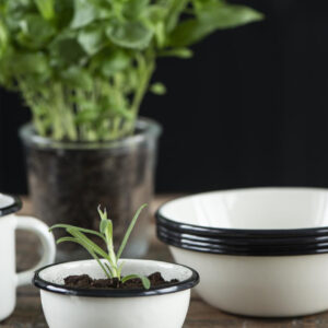 Emajlirana skleda butter cream Emajlirana skleda butter cream