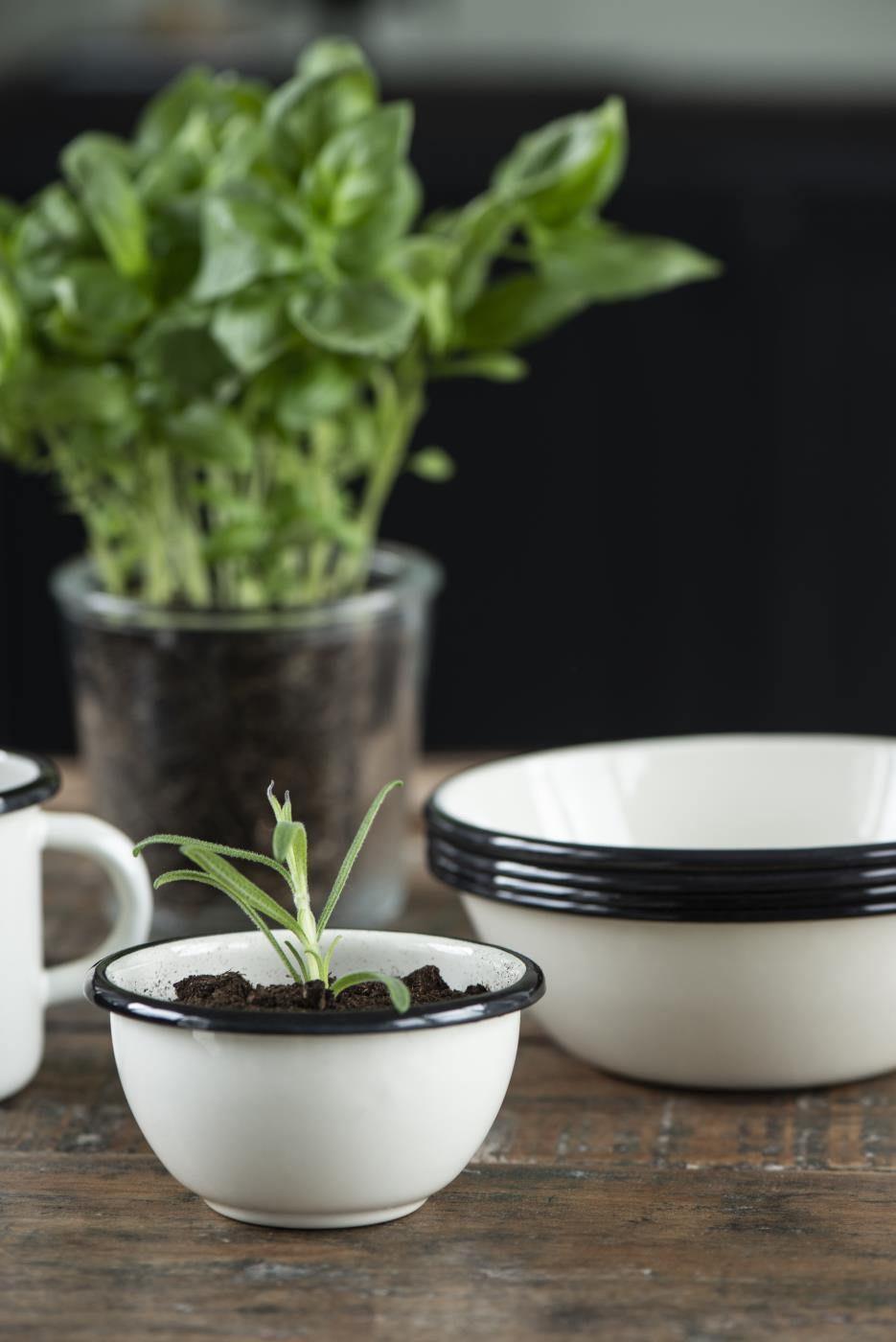 Emajlirana skleda butter cream Emajlirana skleda butter cream