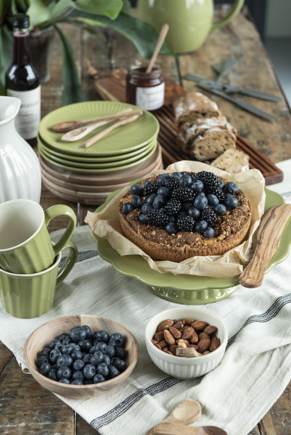 Krožnik herbal green Krožnik herbal green