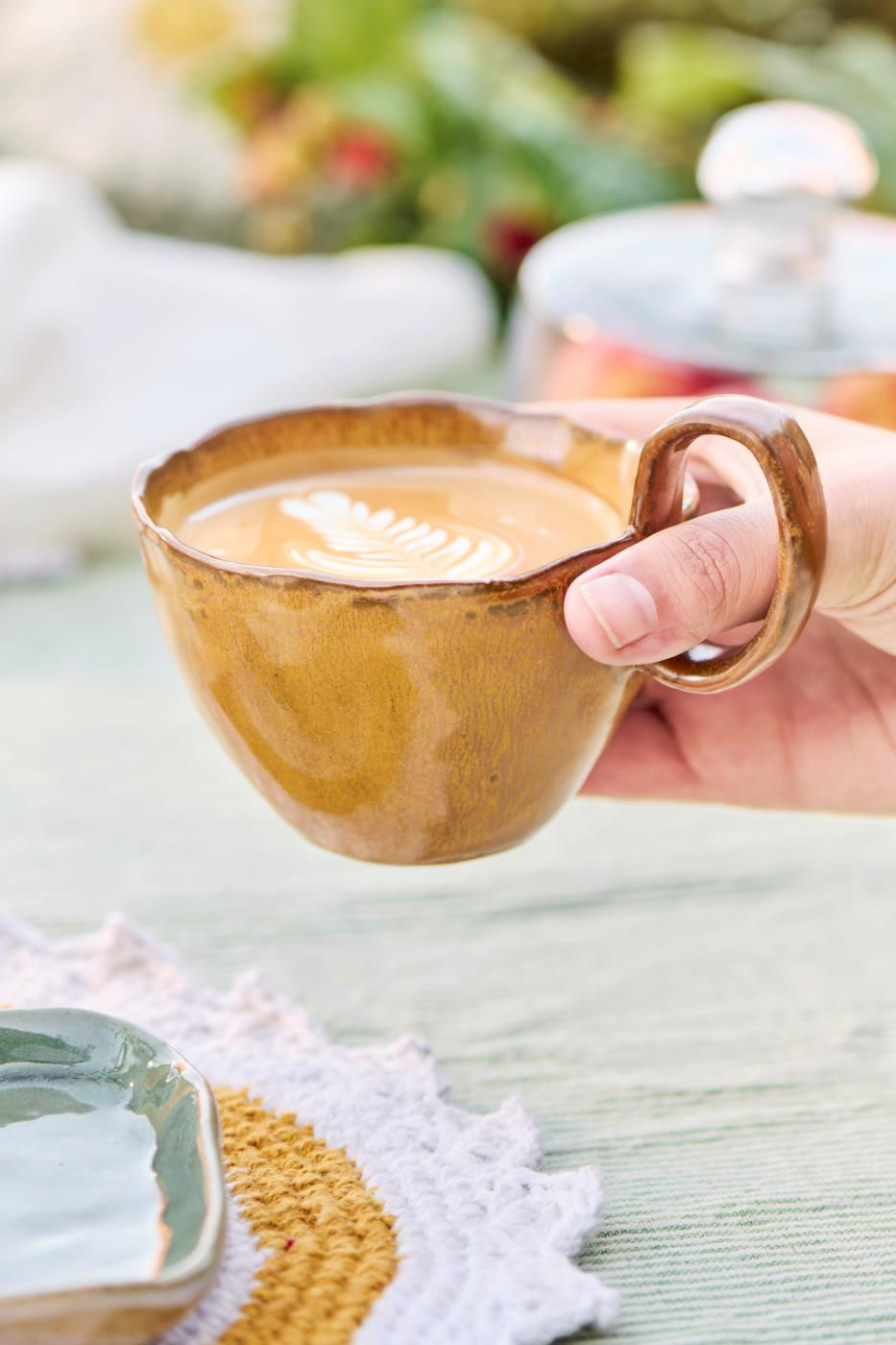 Skodelica elegantna mustard