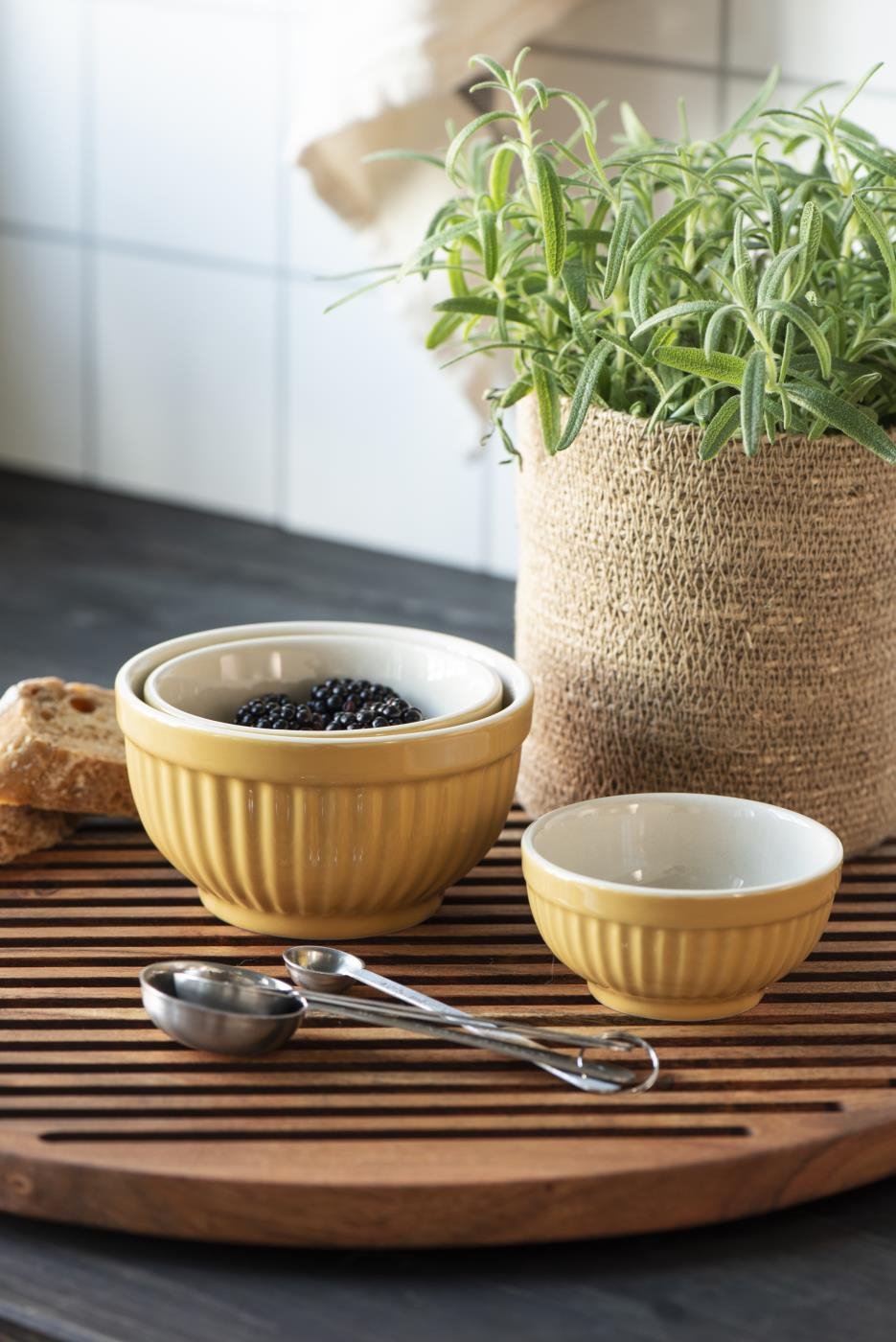 Set 3 skodelic mustard Set 3 skodelic mustard