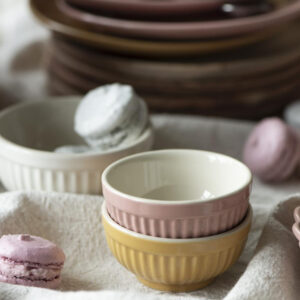 Set 3 skodelic coral almond Set 3 skodelic coral almond