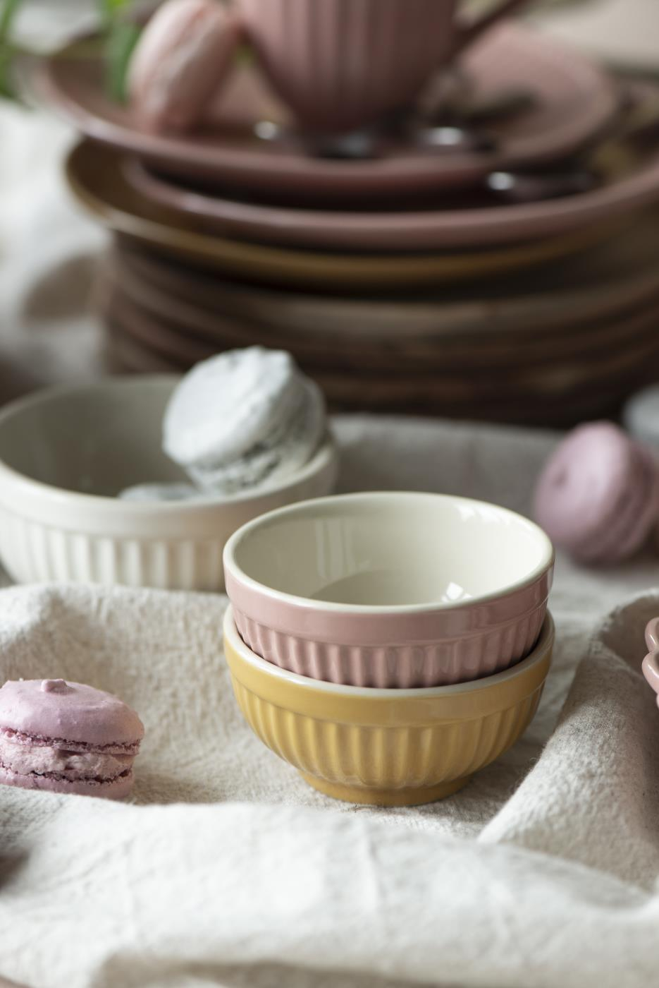 Set 3 skodelic coral almond Set 3 skodelic coral almond