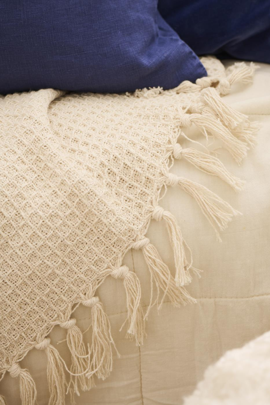 Deka 100% bombaž waffle pattern