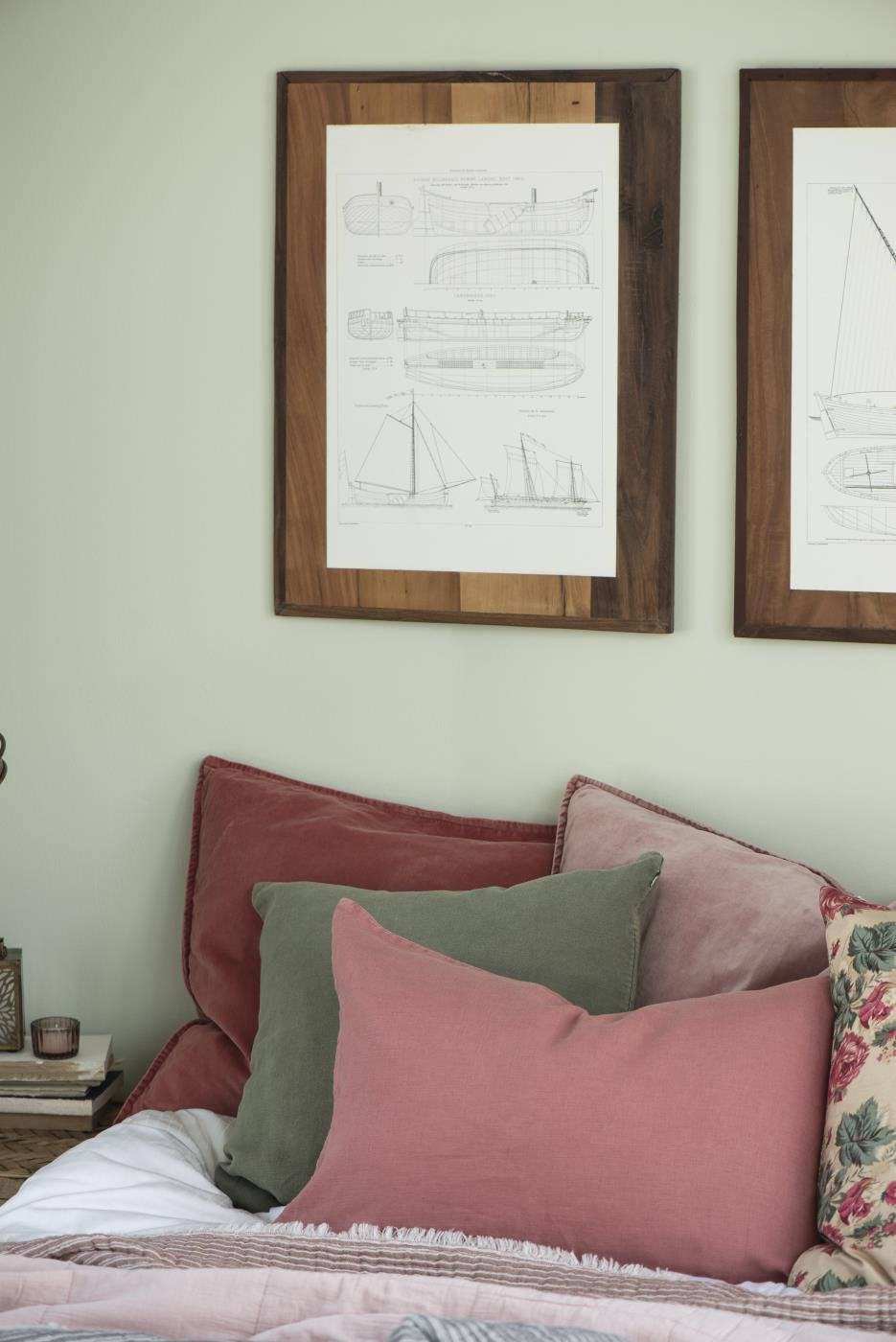 Prevleka iz 100% lanu 40x60 faded rose Prevleka iz 100% lanu 40x60 faded rose