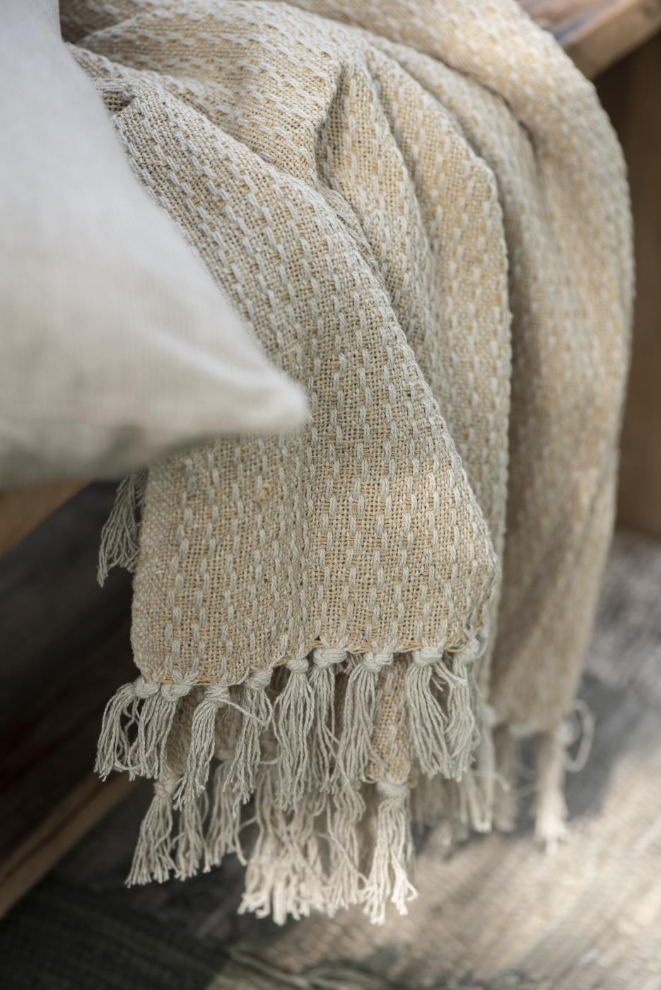 Deka 100% bombaž cream/yellow Deka 100% bombaž cream/yellow