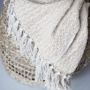 Deka 100% bombaž cream/yellow Deka 100% bombaž cream/yellow