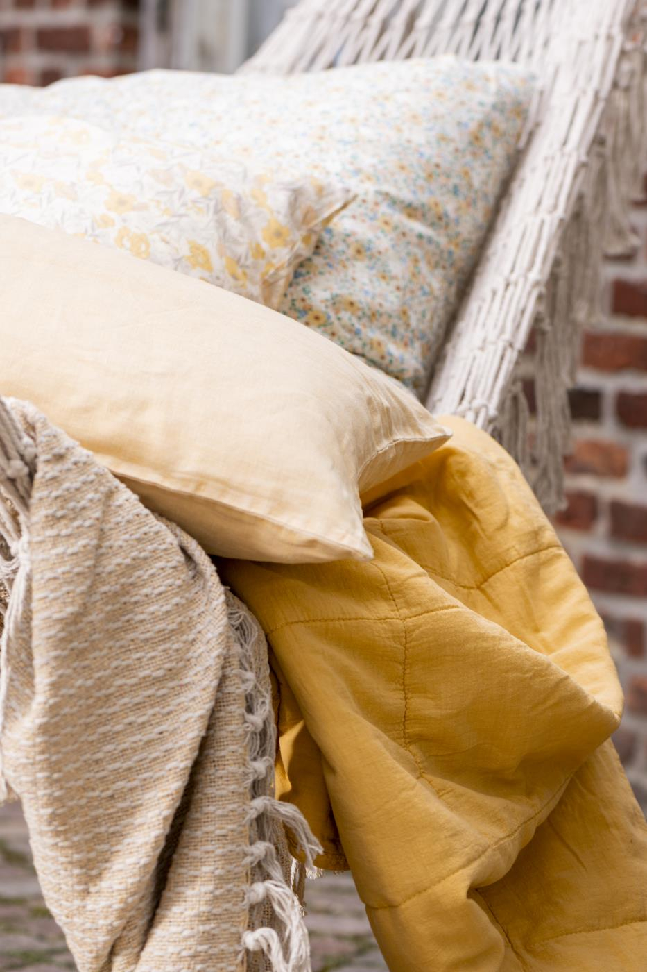 Deka 100% bombaž cream/yellow Deka 100% bombaž cream/yellow