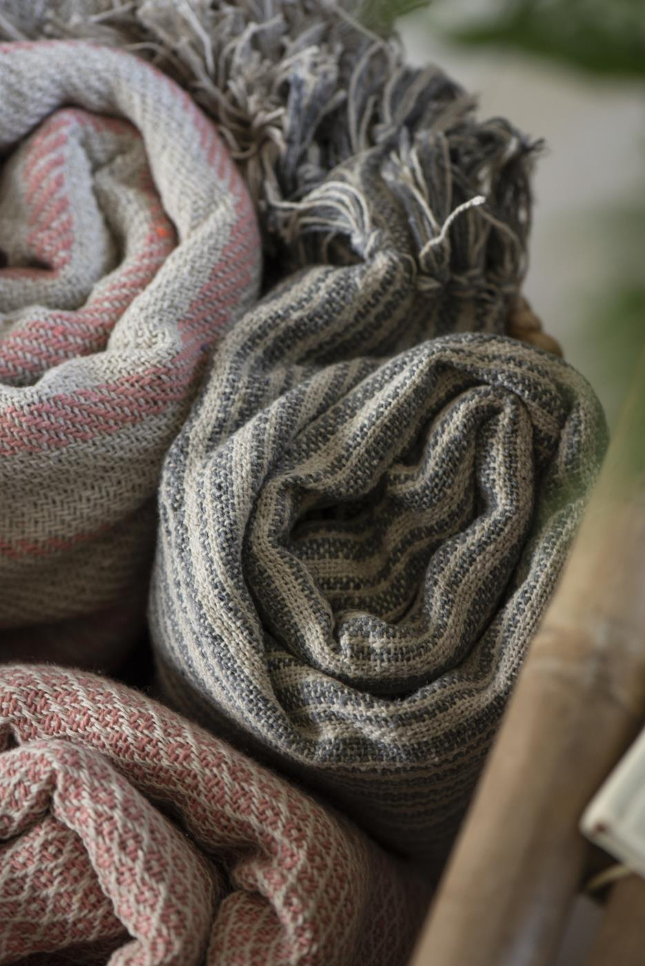 Deka 100% bombaž cream/coral Deka 100% bombaž cream/coral