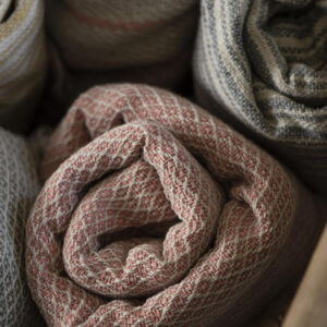 Deka 100% bombaž cream/coral Deka 100% bombaž cream/coral