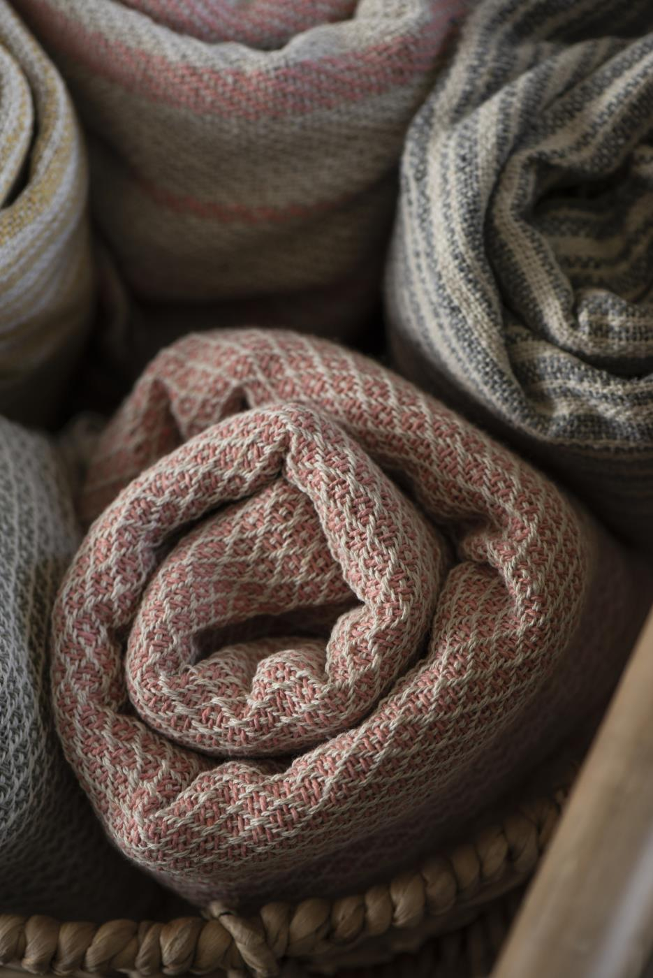 Deka 100% bombaž cream/coral Deka 100% bombaž cream/coral