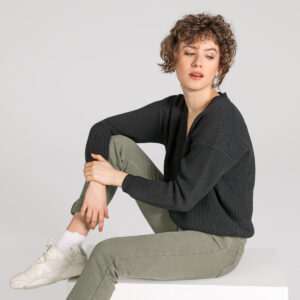 Ženska jopa Alfrey 100% merino volna SIVO ČRNA XS,S,M Ženska jopa Alfrey 100% merino volna SIVO ČRNA XS,S,M