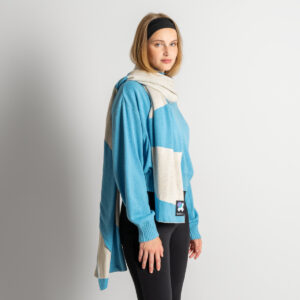 Šal iz volne in ekološkega bombaža, MODER/NATUR Šal iz volne in ekološkega bombaža, MODER/NATUR