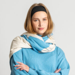 Šal iz volne in ekološkega bombaža, MODER/NATUR Šal iz volne in ekološkega bombaža, MODER/NATUR