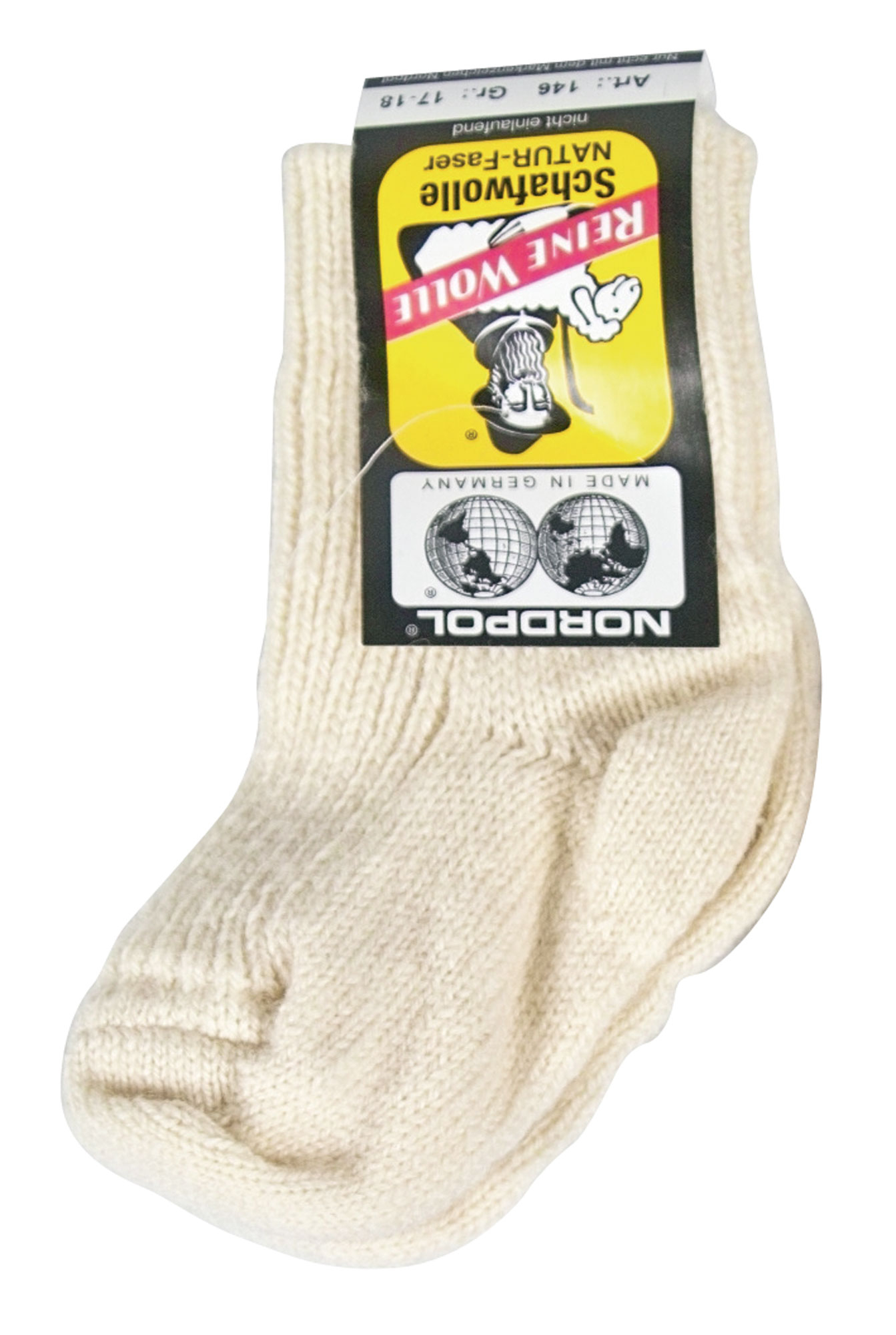 Eko nogavice otroške iz 100% volne vel. od 19-34 NATUR Eko nogavice otroške iz 100% volne vel. od 19-34 NATUR