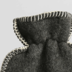 Prevleka za termofor iz 100% merino volne dark grey