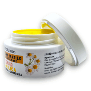 Zeliščno mazilo ognjič, kamilica Zeliščno mazilo ognjič, kamilica